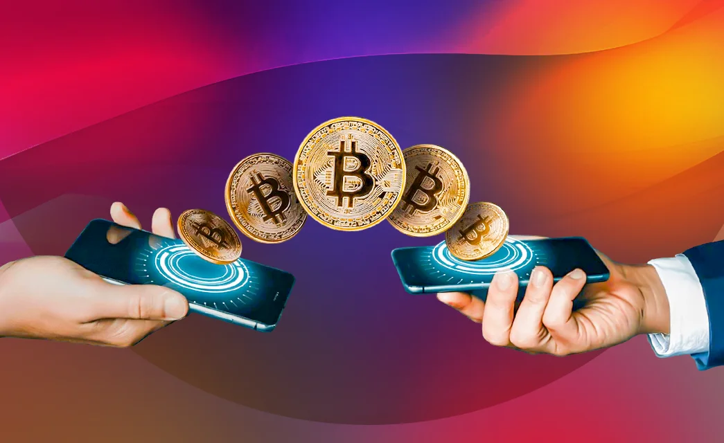 A finger taps a phone triggering a successful listing with the help of a crypto exchange listing agency